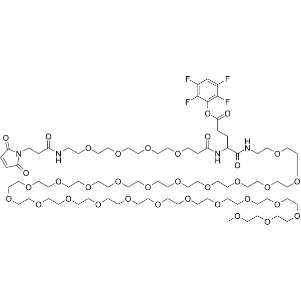 Mal-PEG4-Glu(TFP ester)-NH-m-PEG24 2408741-87-5